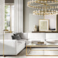ARCACHON LED ROUND TWO-TIER CHANDELIER 60"