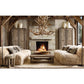 NATURAL ANTLER CHANDELIER 48"