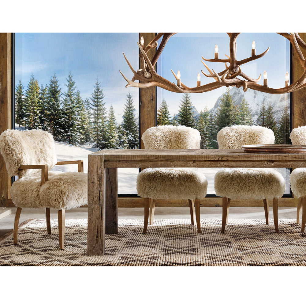 NATURAL ANTLER CHANDELIER 60"
