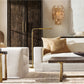 CHIARA SMOKE GLASS SCONCE