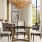 CHIARA SMOKE GLASS TIERED ROUND CHANDELIER 62"