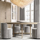 CHIARA CLEAR GLASS TIERED ROUND CHANDELIER 62"
