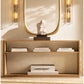 LATTICE CLEAR GLASS SCONCE