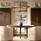 CAMINO VINTAGE FILAMENT TWO-TIER CHANDELIER 50"