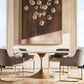 BOULE DE CRISTAL CLEAR GLASS ROUND CLUSTER CHANDELIER 40"
