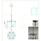 Modern Amaya Round Chandelier 12" Custom