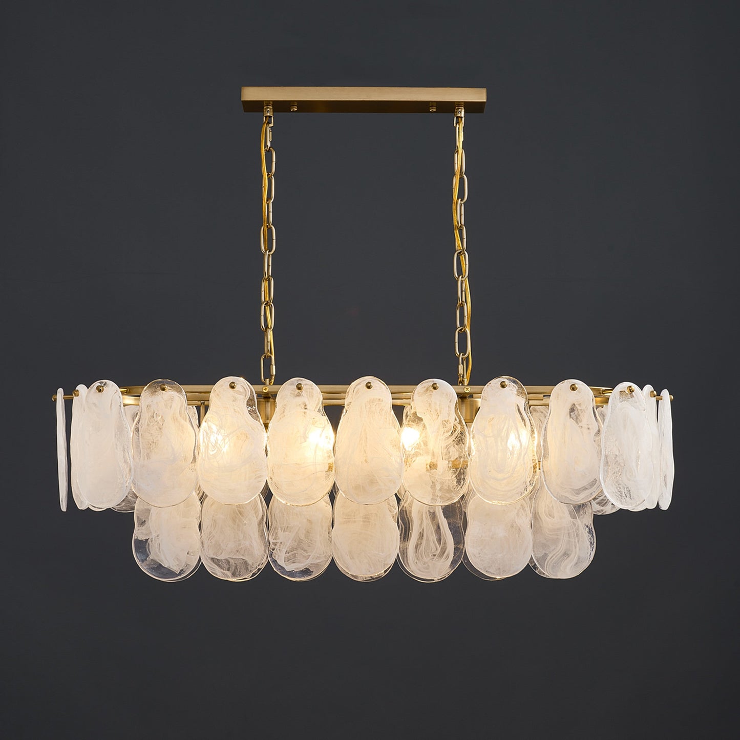 Mahina Gold Cloud Chandelier
