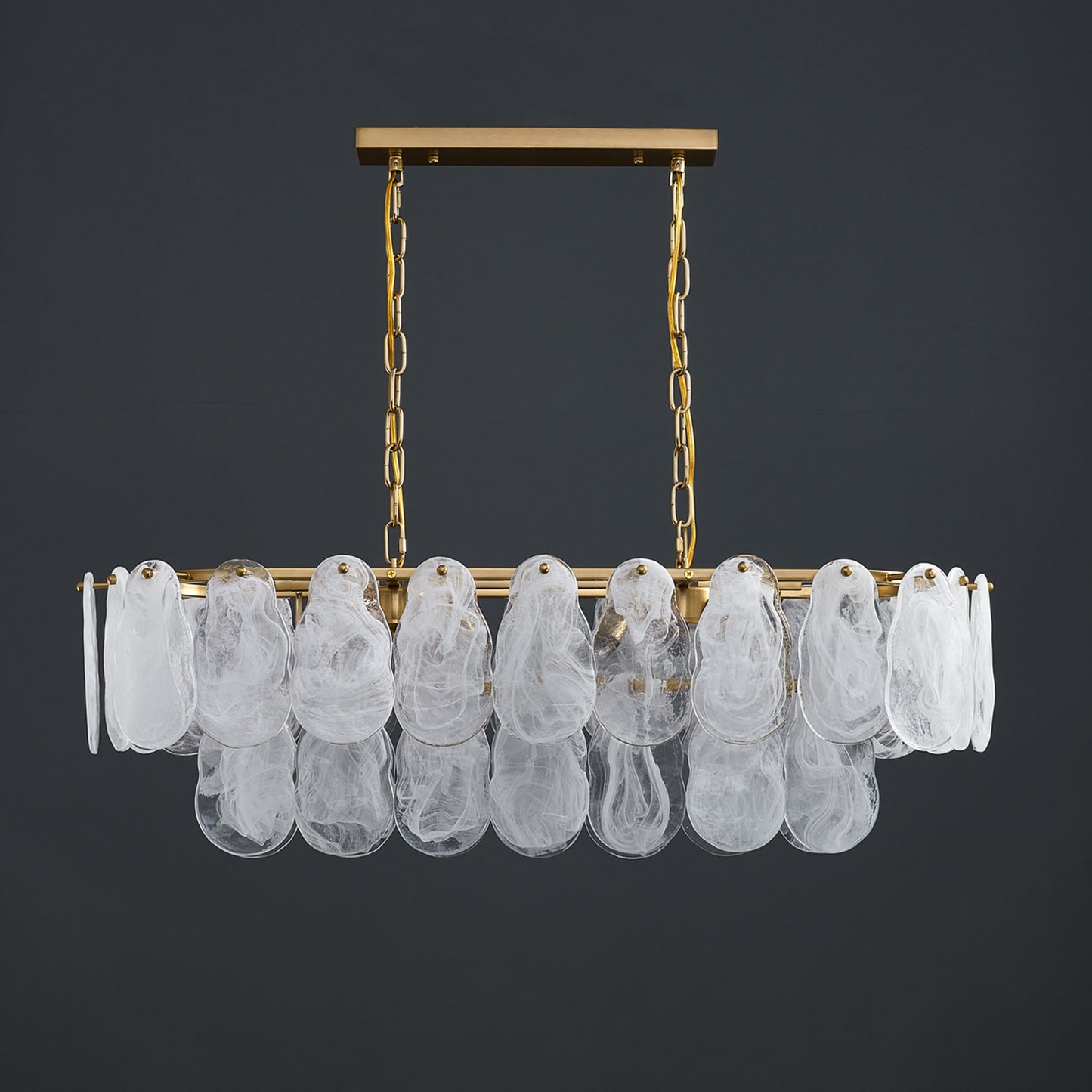 Mahina Gold Cloud Chandelier