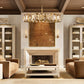 HARLOW CRYSTAL ROUND CHANDELIER 60"