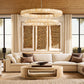RIVAGE TWO-TIER ROUND CHANDELIER 60"