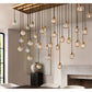 PEARL RECTANGULAR CHANDELIER 72"