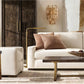 CHIARA SMOKE GLASS GRAND SCONCE