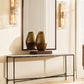 LATTICE CLEAR GLASS SCONCE