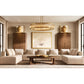MAURIER ROUND CHANDELIER 37"