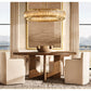 MAURIER ROUND CHANDELIER 37"