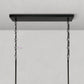 Art Glass Ghiaccio Oval Chandelier