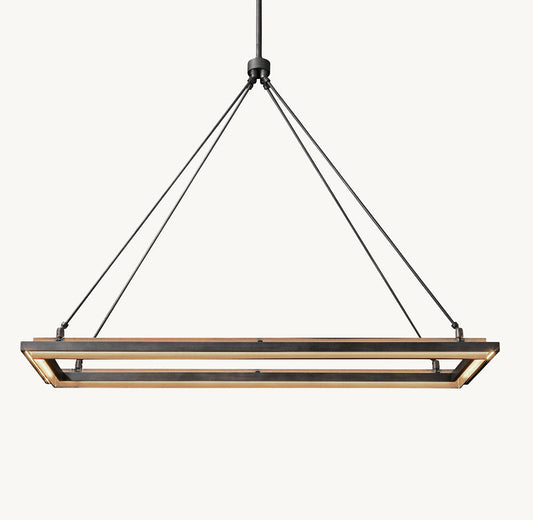 PERALTA RECTANGULAR CHANDELIER 48"