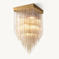 CASCADA SQUARE CHANDELIER 30"