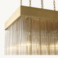 CASCADA SQUARE CHANDELIER 30"