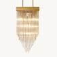 CASCADA SQUARE CHANDELIER 30"