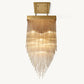 CASCADA SQUARE CHANDELIER 30"