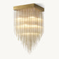 CASCADA SQUARE CHANDELIER 30"