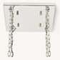 CASCADA SQUARE CHANDELIER 30"