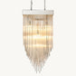 CASCADA SQUARE CHANDELIER 30"