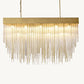 CASCADA RECTANGULAR CHANDELIER 54"