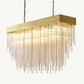 CASCADA RECTANGULAR CHANDELIER 54"
