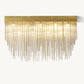 CASCADA RECTANGULAR CHANDELIER 54"