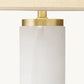 CYLINDRICAL COLUMN ALABASTER TABLE LAMP