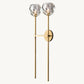 BOULE DE CRISTAL SMOKE GLASS GRAND SCONCE
