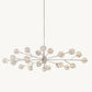 BOULE DE CRISTAL CLEAR GLASS OVAL CHANDELIER 72"