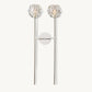 BOULE DE CRISTAL SMOKE GLASS GRAND SCONCE