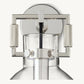 MACHINIST GLASS CLOCHE SCONCE 10"