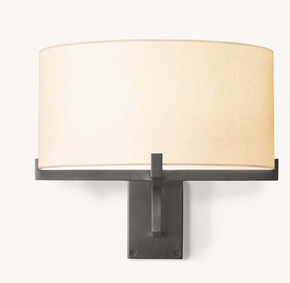 PAUILLAC DRUM SHADE SWING-ARM SCONCE