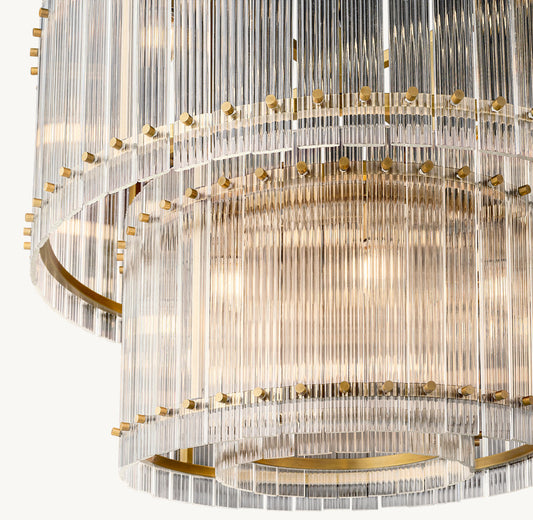 SAN MARCO TWO-TIER ROUND CHANDELIER 22"