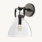 MACHINIST GLASS CLOCHE SCONCE 8"