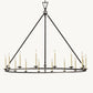 19TH C. ENGLISH OPENWORK ROUND CHANDELIER 60"