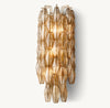 CHIARA SMOKE GLASS GRAND SCONCE