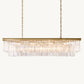 1920S ODEON RECTANGULAR CHANDELIER 59"