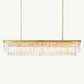 1920S ODEON RECTANGULAR CHANDELIER 72"