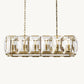 HARLOW CRYSTAL RECTANGULAR CHANDELIER 42"