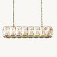 HARLOW CRYSTAL RECTANGULAR CHANDELIER 54"