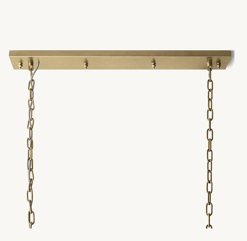 RHYS RECTANGULAR CHANDELIER 49"