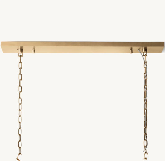 RHYS RECTANGULAR CHANDELIER 60"