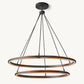 PERALTA TWO-TIER ROUND CHANDELIER 60"