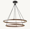 PERALTA TWO-TIER ROUND CHANDELIER 60"