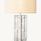 LATTICE CLEAR GLASS TABLE LAMP